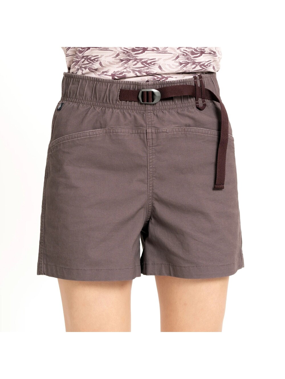 Black Diamond Women's Ethos Shorts Size Small Dark Mauve Hiking Climbing Organic